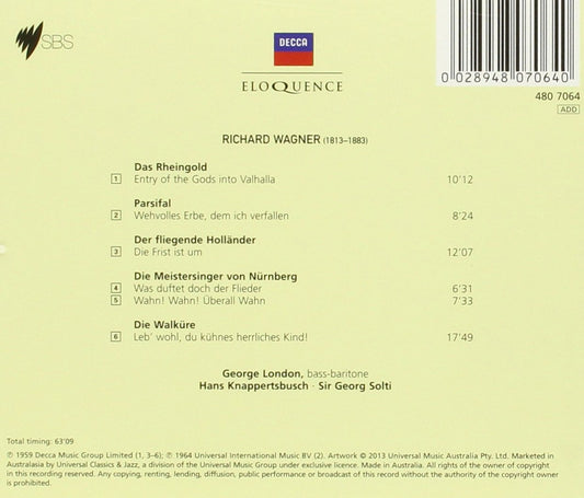 GEORGE LONDON SINGS WAGNER