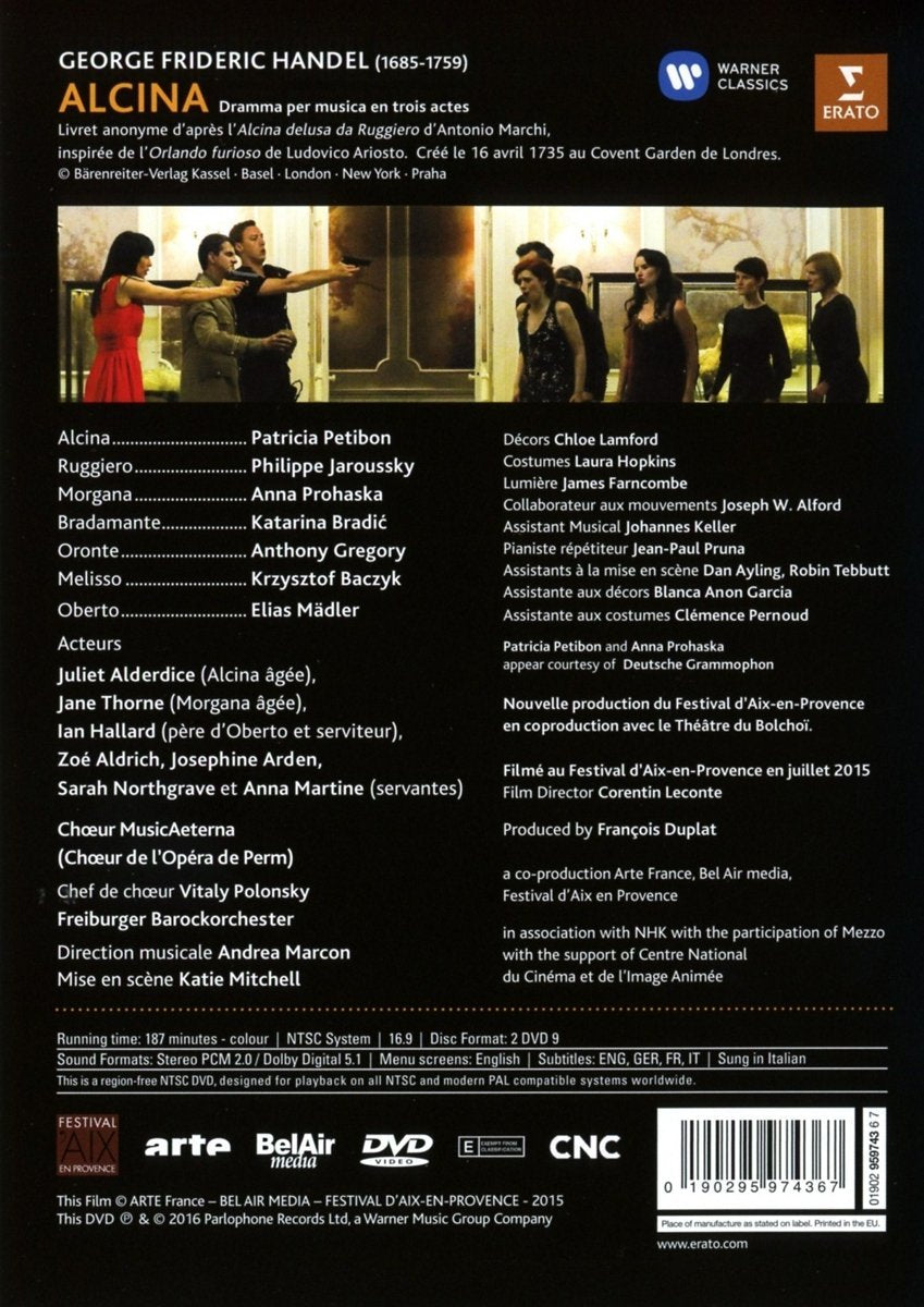 HANDEL: Alcina (DVD)