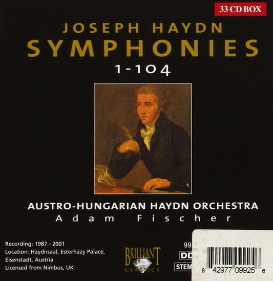 HAYDN: SYMPHONIES - ADAM FISCHER, AUSTRO-HUNGARIAN HAYDN ORCHESTRA (COMPLETE)