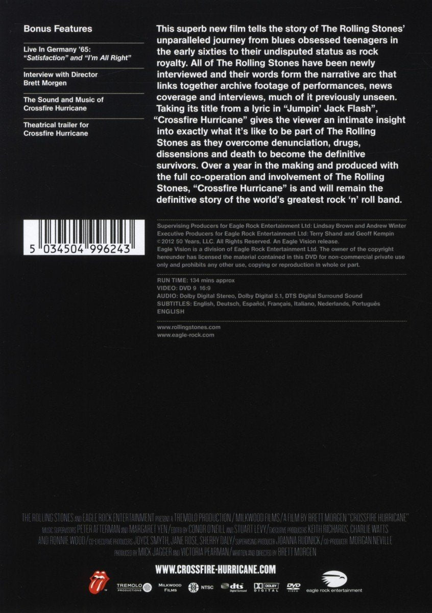 ROLLING STONES: Crossfire Hurricane (DVD)