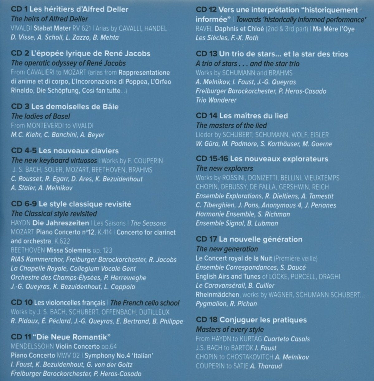 GENERATION HARMONIA MUNDI - SPIRIT OF FAMILY (18 CDs)