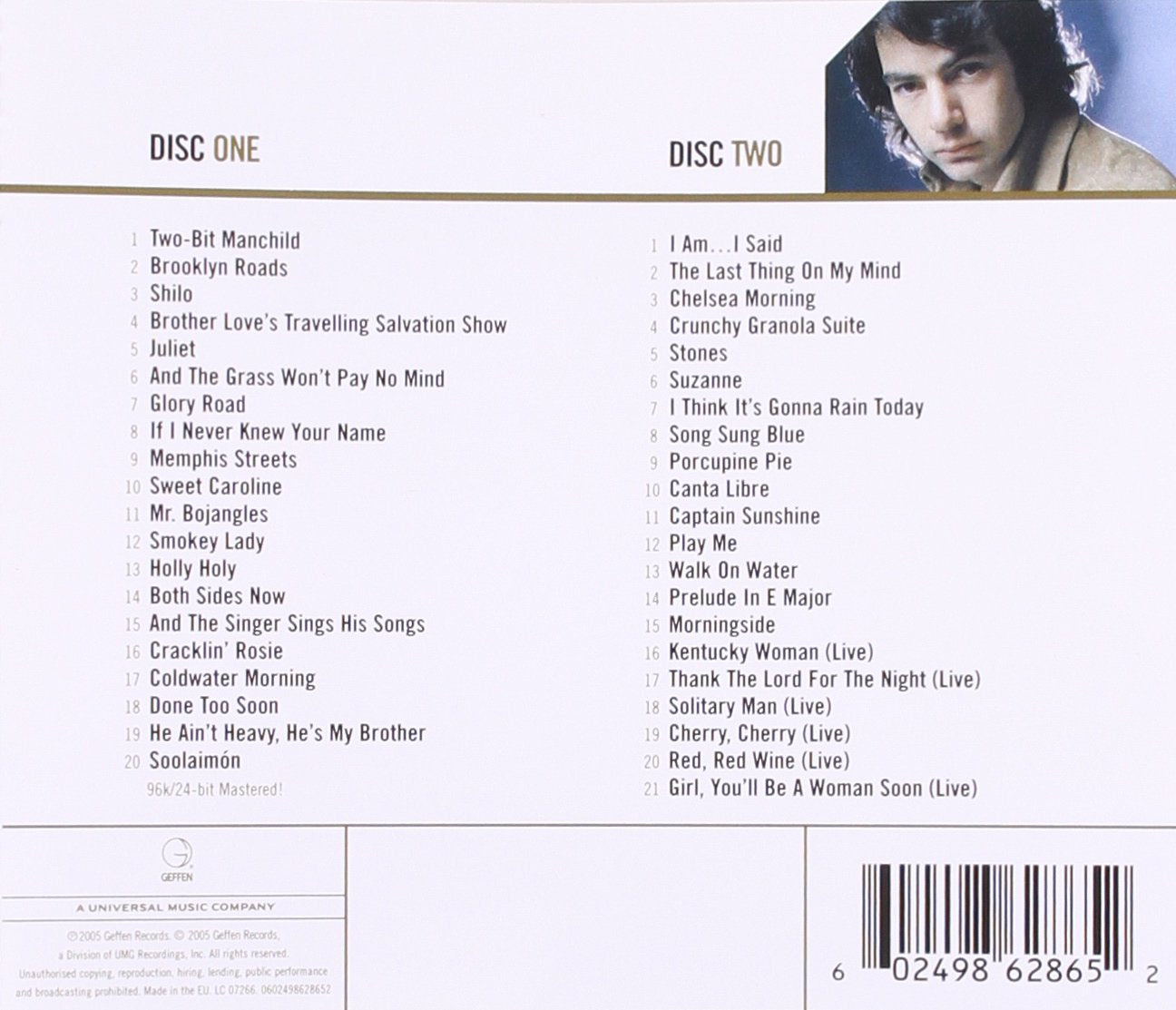 NEIL DIAMOND: Gold - Definitive Collection (2 CDs)