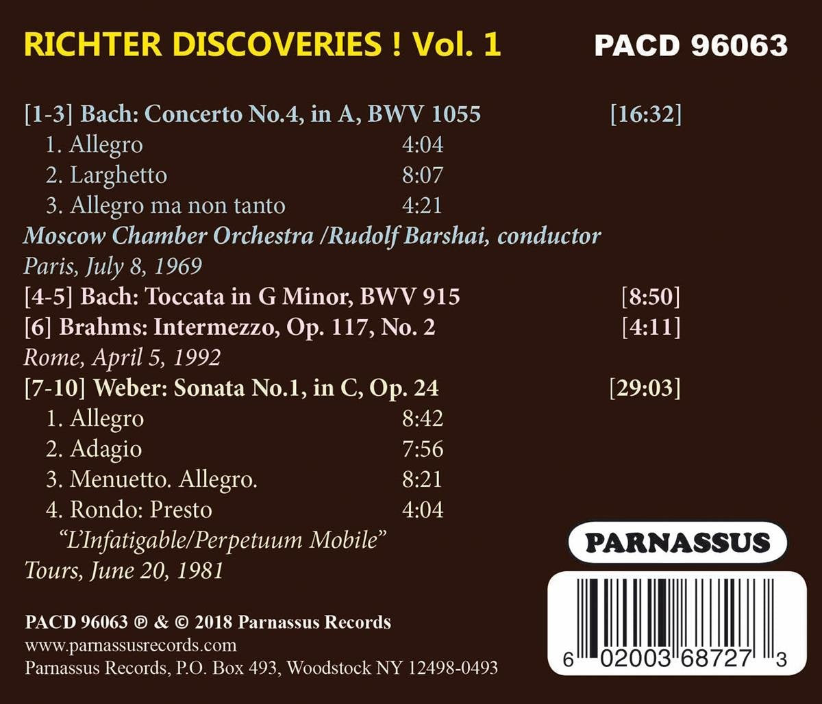 RICHTER DISCOVERIES! VOL. 1
