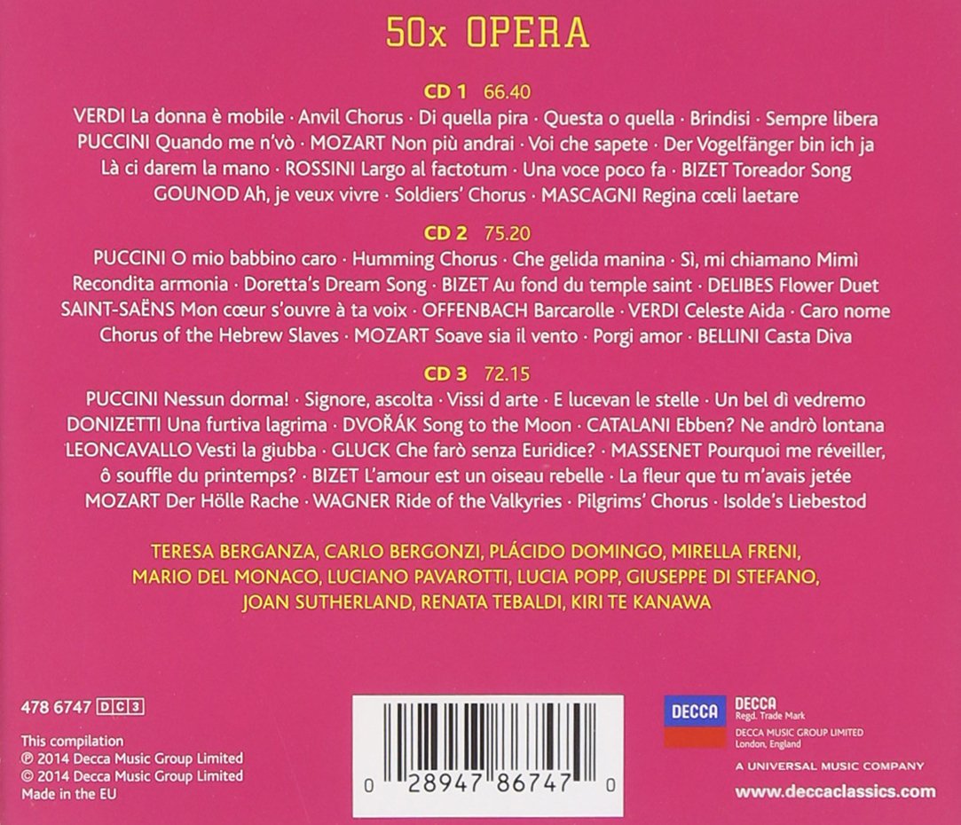 50 X OPERA (3 CDs)