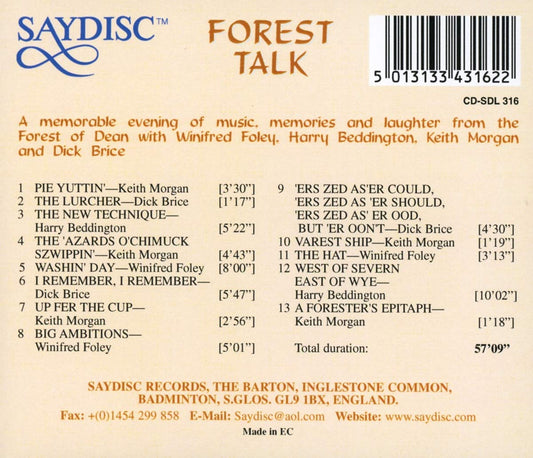 Forest Talk: An evening of Songs, Poetry and Humour from the Forest of Dean