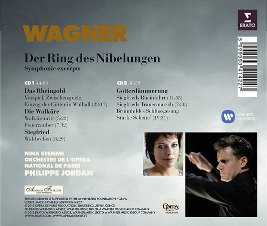WAGNER: Der Ring des Nibelungen (Symphonic Excerpts) - Philippe Jordan (2 CDs)