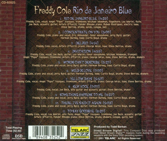 FREDDY COLE: RIO DE JANEIRO BLUE