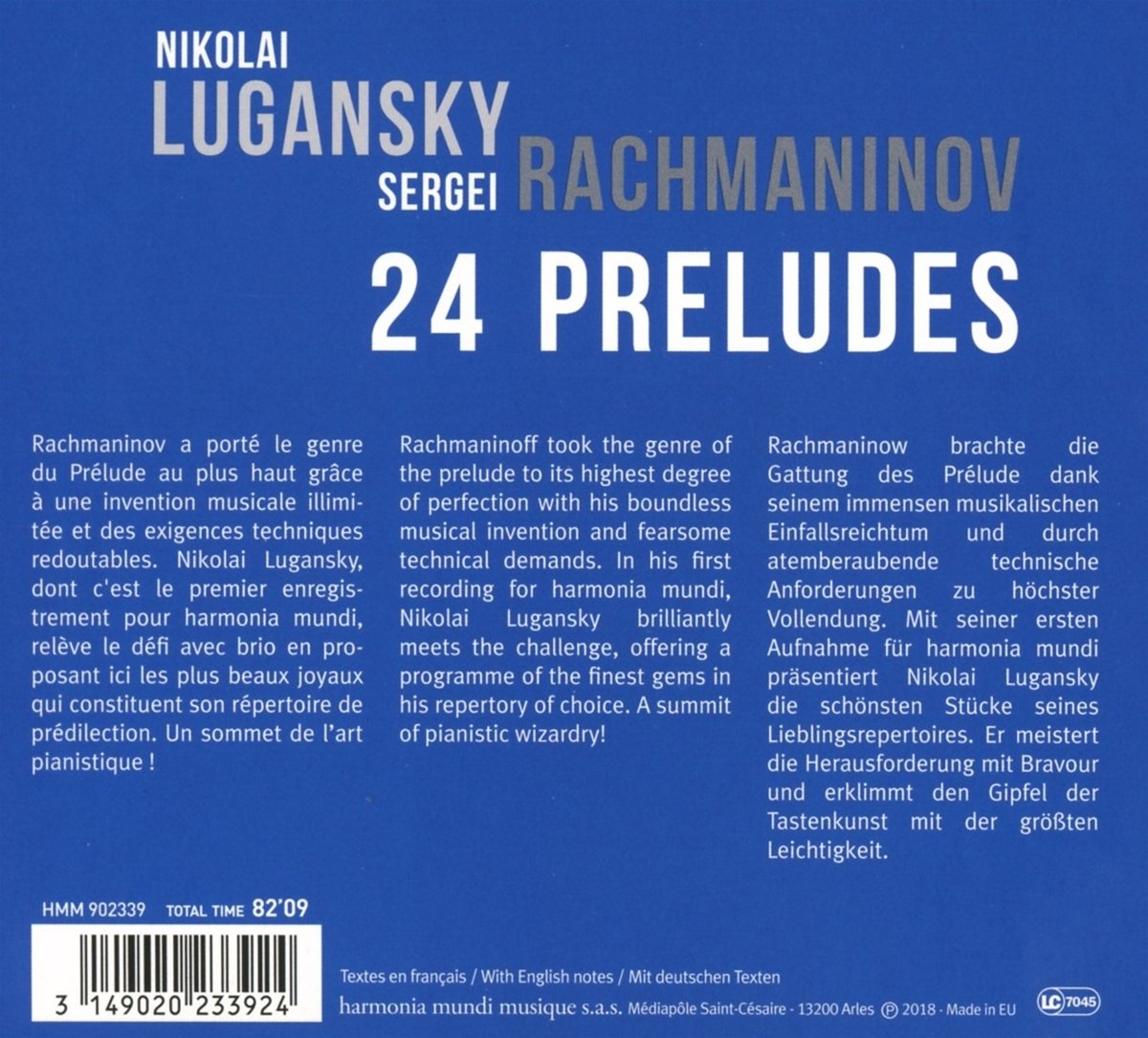Rachmaninov: 24 Preludes - Nikolai Lugansky