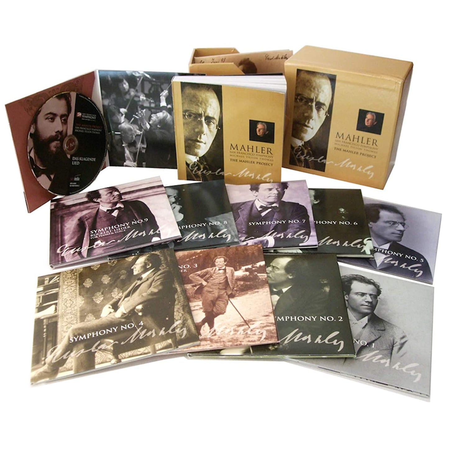 MAHLER: THE MAHLER PROJECT - The Complete Mahler Recordings of The San Francisco Symphony, conducted by Michael Tilson Thomas (17 Hybrid SACDS)
