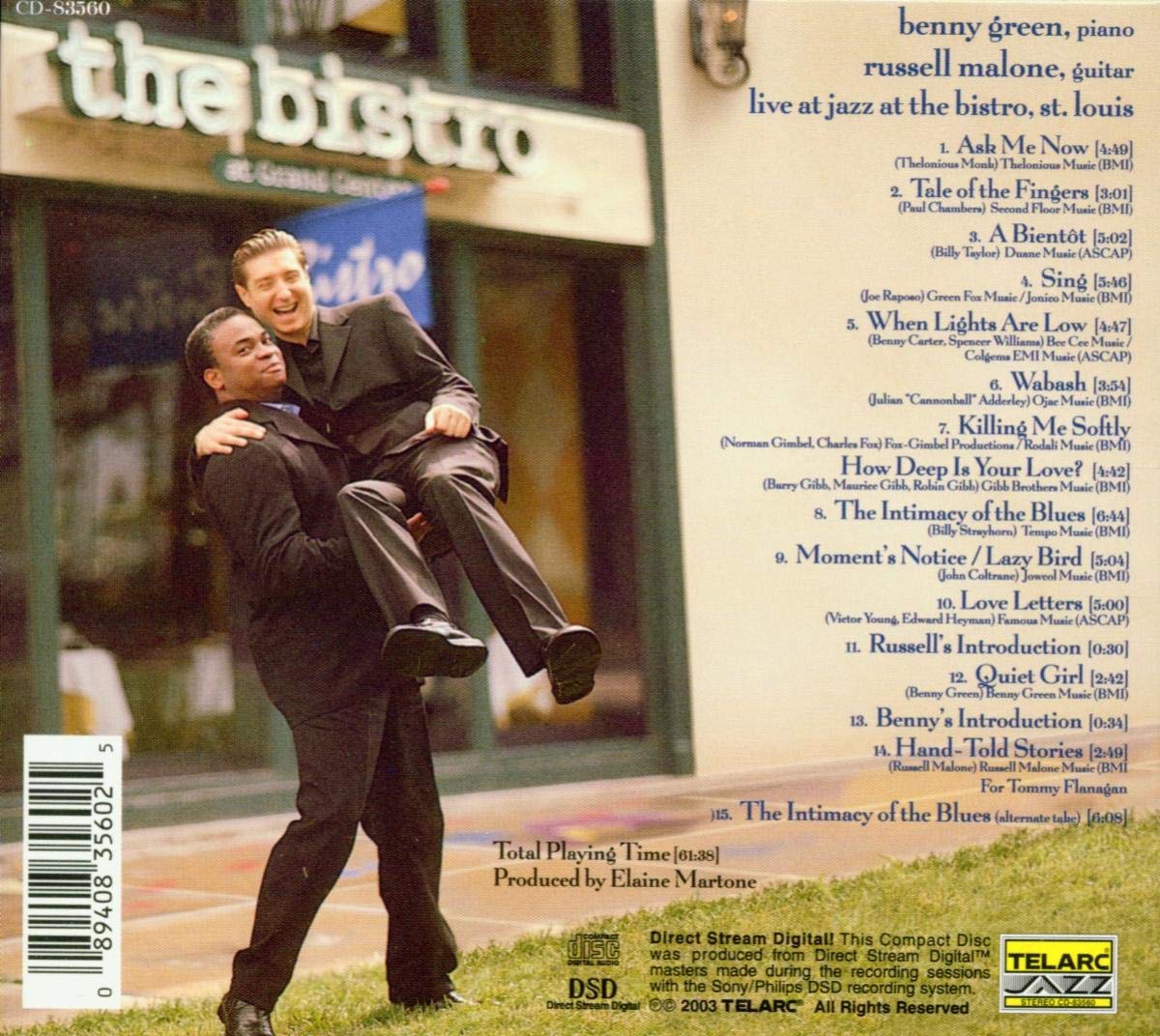 BENNY GREEN & RUSSELL MALONE: JAZZ AT THE BISTRO