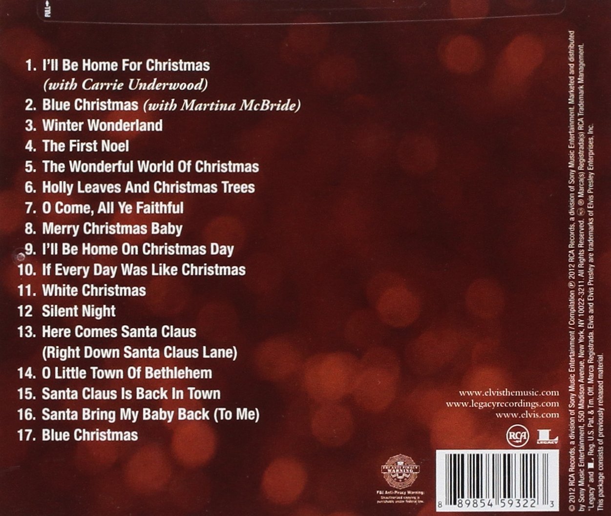 ELVIS PRESLEY: THE CLASSIC CHRISTMAS ALBUM