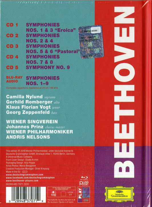 Beethoven: Complete Symphonies - Andris Nelsons (5 CDs + 1 Blu-Ray)