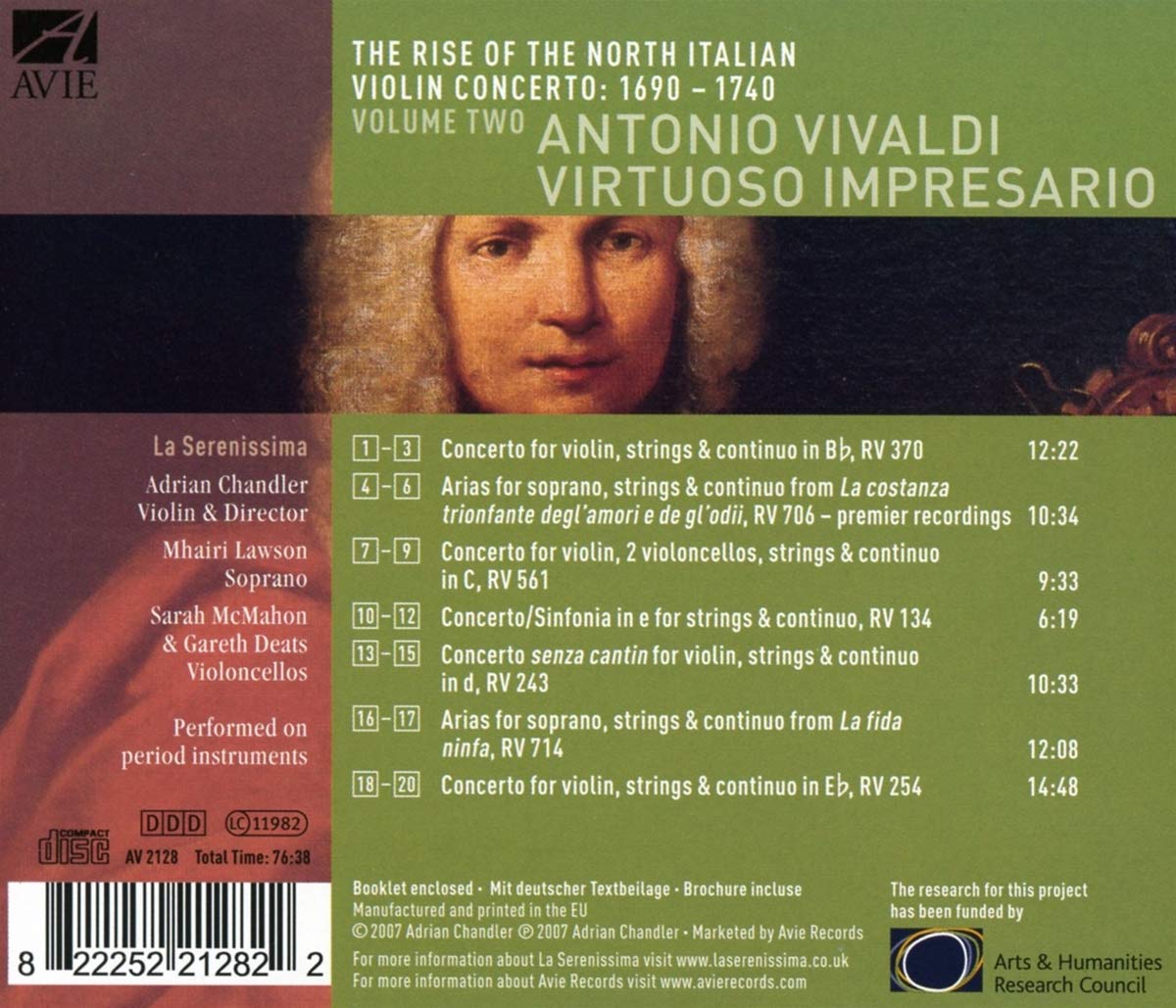 The Rise of the North Italian Violin Concerto, Volume 2: Virtuoso Impresario - La Serenissima