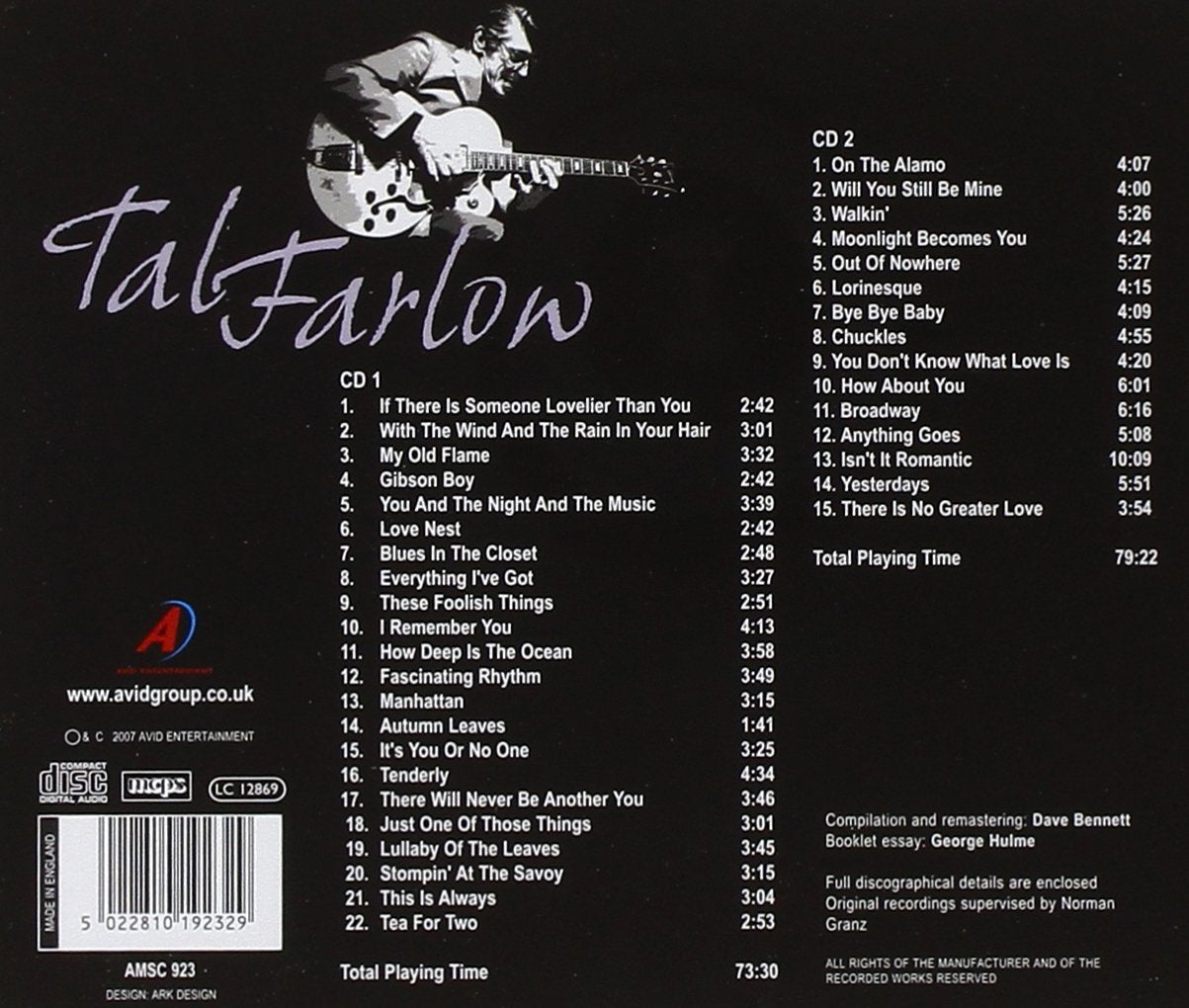 TAL FARLOW: THE HEART & SOUL OF TAL FARLOW (2CD)