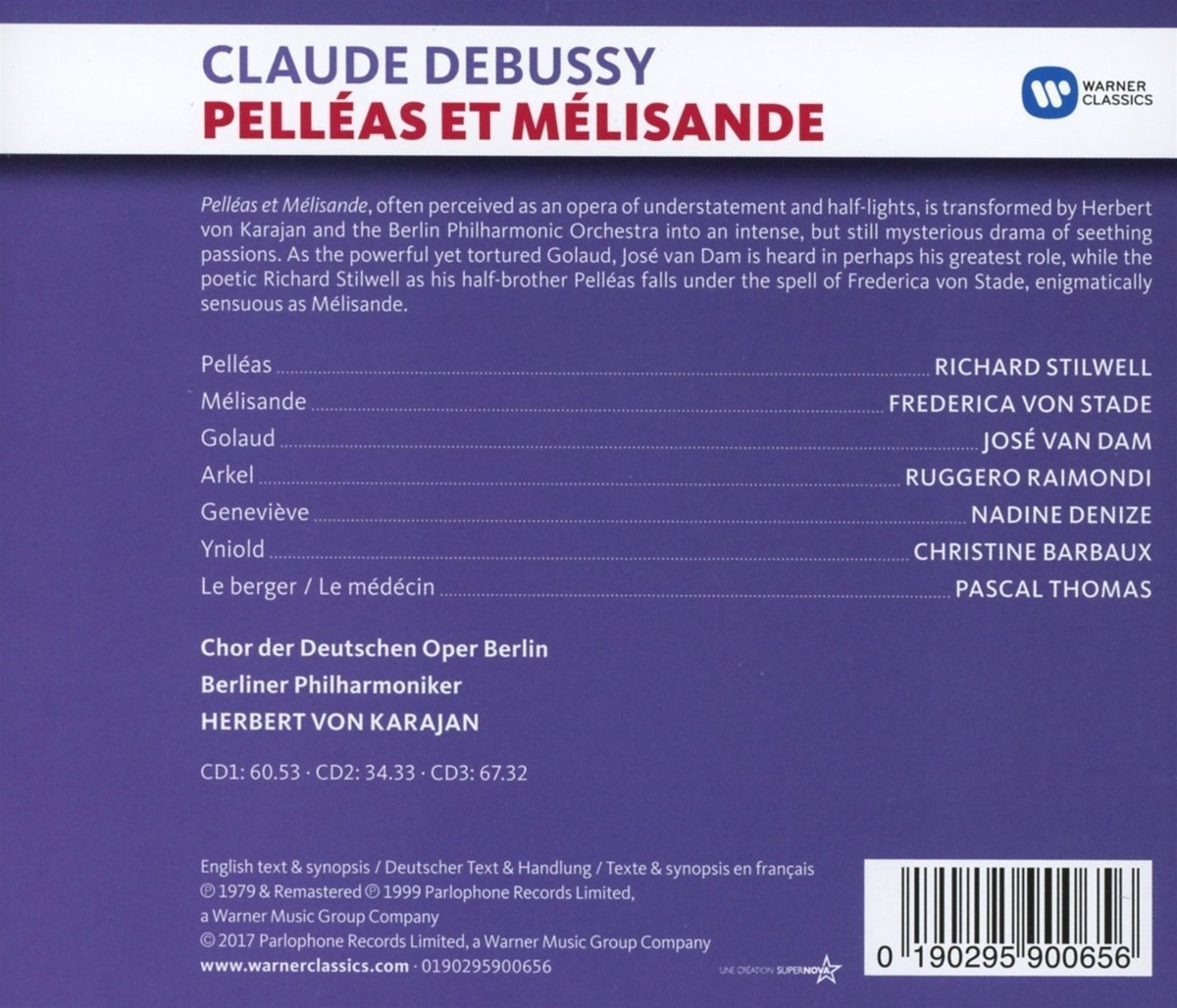 Debussy: Pelleas et Melisande - Karajan (3 CDs)