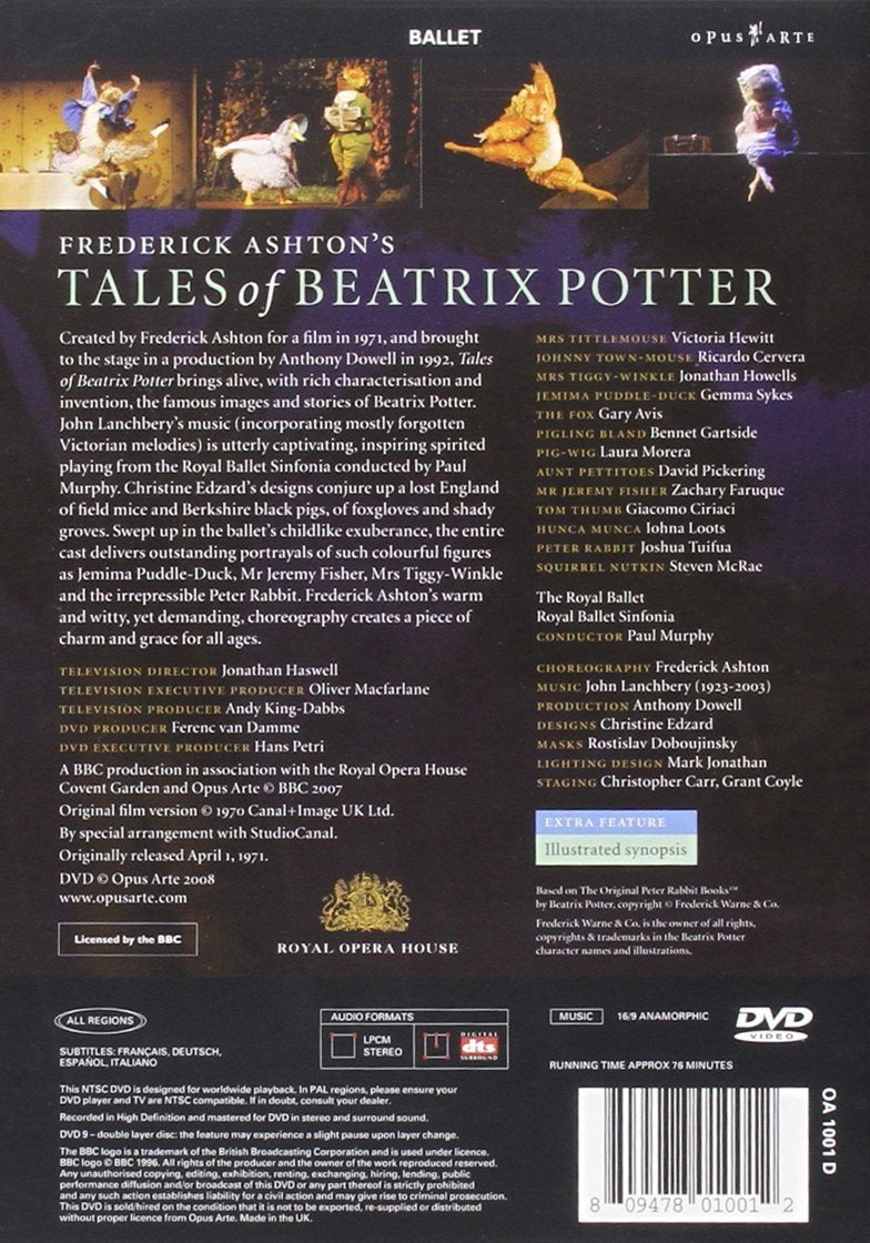 ASHTON: Tales of Beatrix Potter - Royal Ballet (2 DVD)