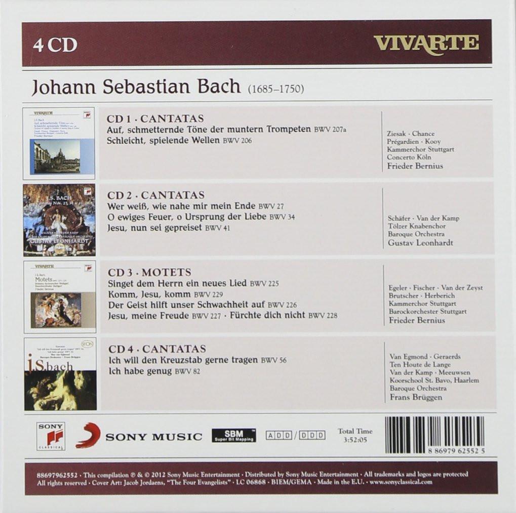 BACH, J.S.: CANTATAS & MOTETS (4 CDS)
