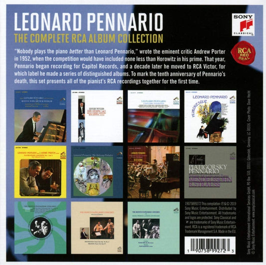 LEONARD PENNARIO: Complete RCA Album Collection (12 CDS)