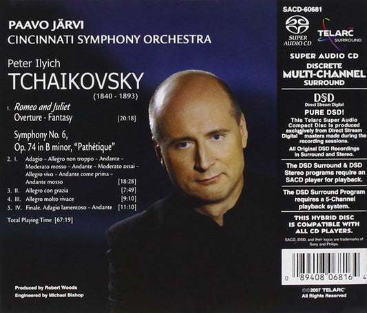 TCHAIKOVSKY: Symphony No. 6 "Pathetique"; Romeo & Juliet Overture - Paavo Jarvi, Cincinnati Symphony Orchestra (Hybrid SACD)