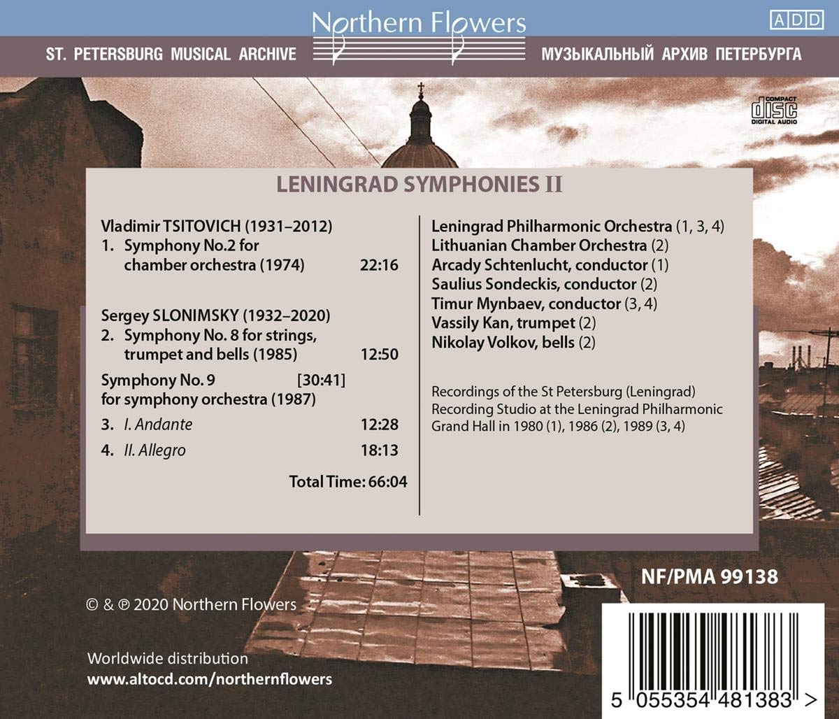 Leningrad Symphonies II (Tsitovitch, Slonimsky) - Leningrad Philharmonic, Lithuanian Chamber Orchestra