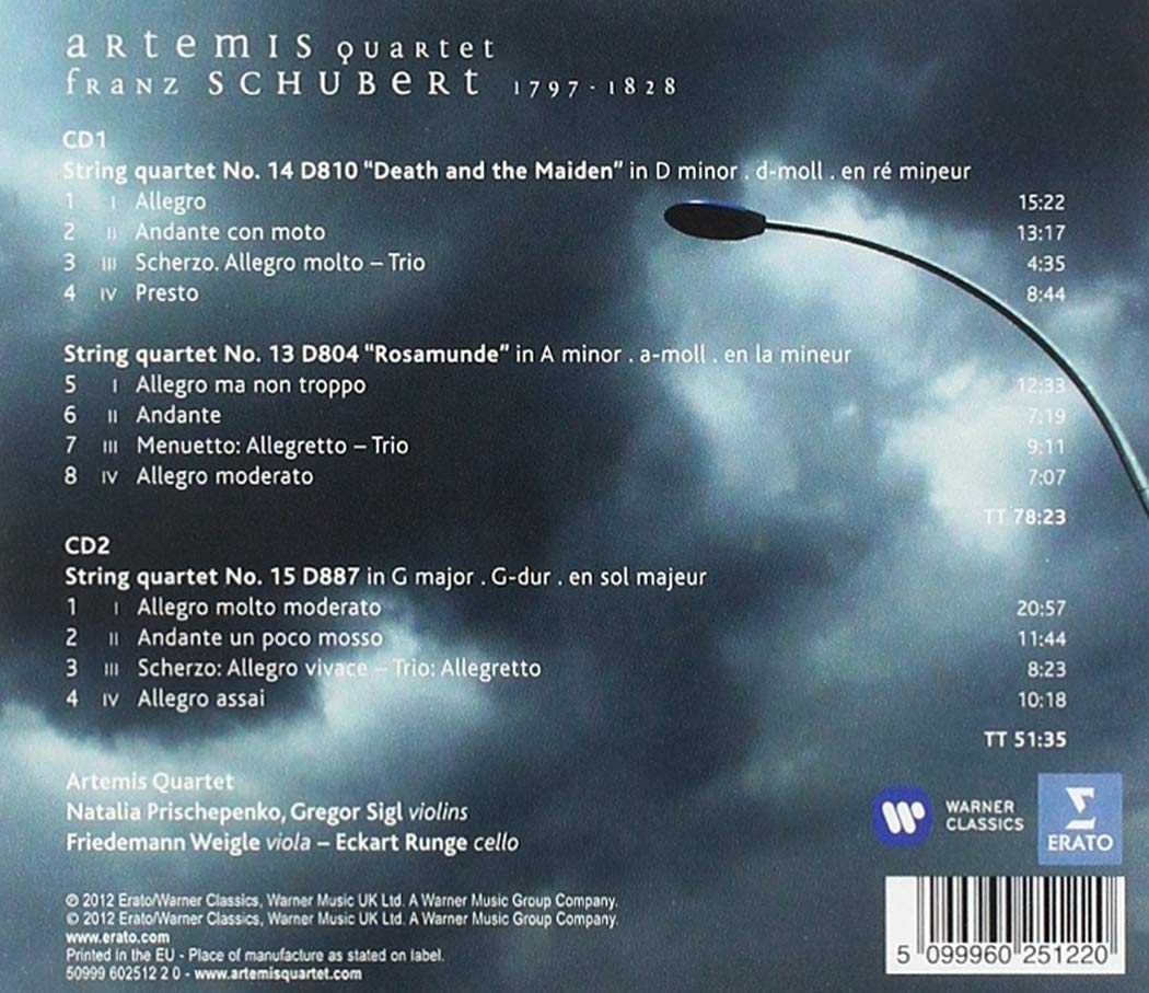 Schubert: String Quartets - Artemis Quartett (2 CDs)