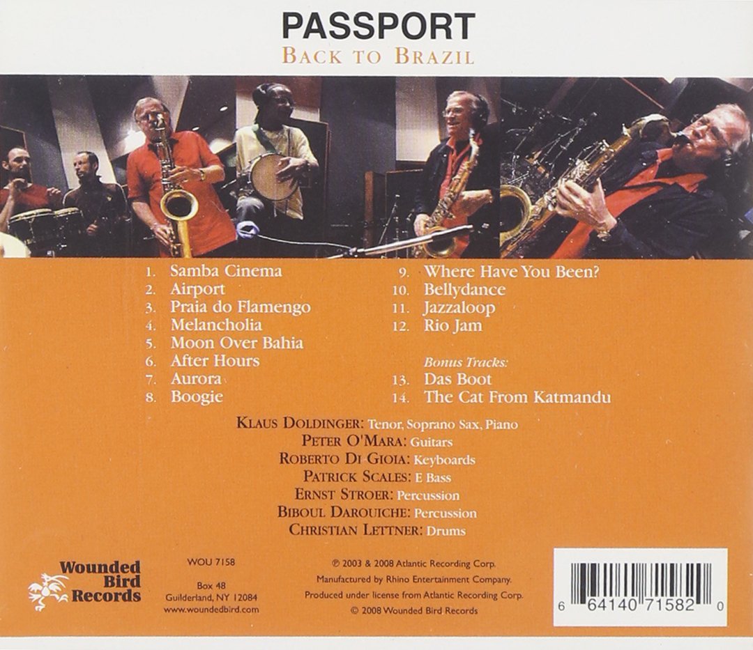 KLAUS DOLDINGER'S PASSPORT: Back To Brazil