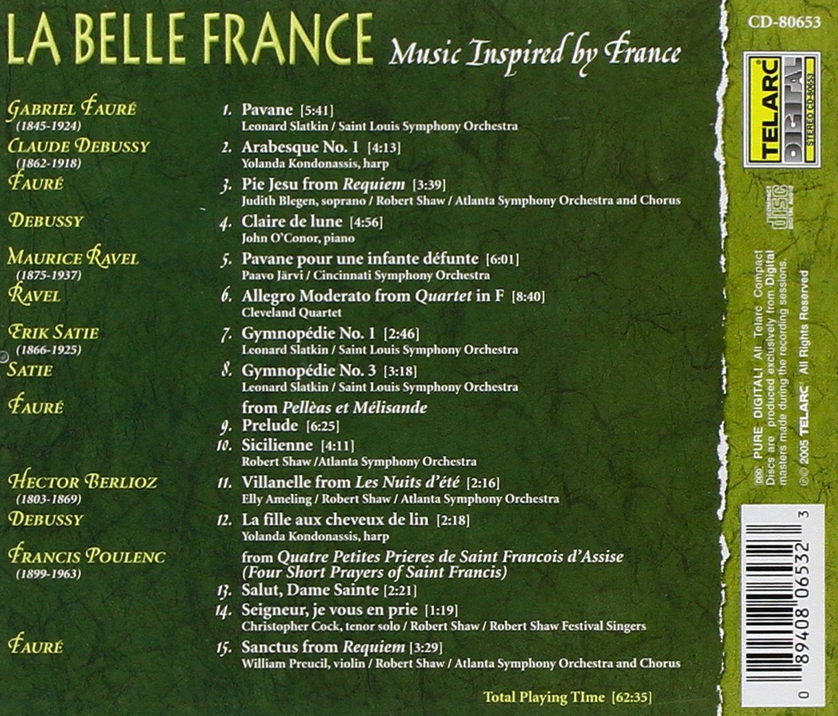 LA BELLE FRANCE - Music Inspired By France