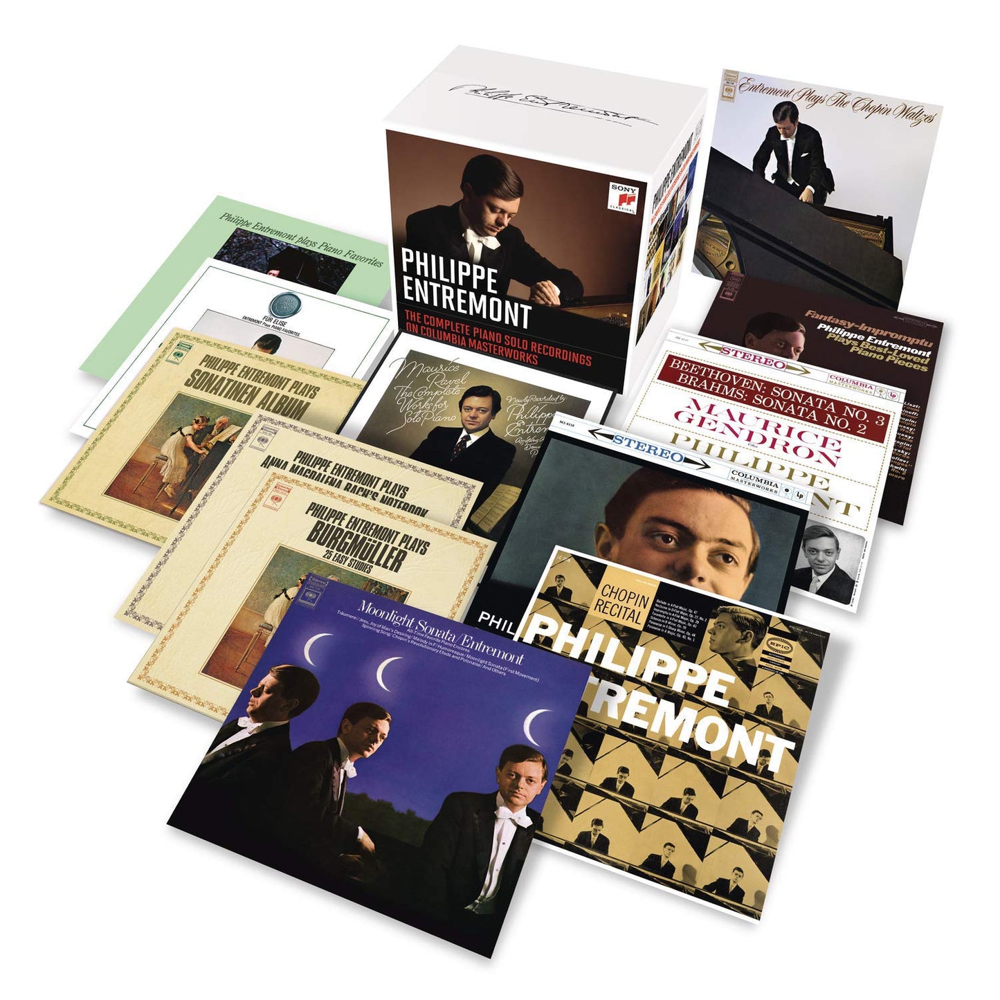 PHILIPPE ENTREMONT: THE COMPLETE PIANO SOLO RECORDINGS ON COLUMBIA (34 CDS)