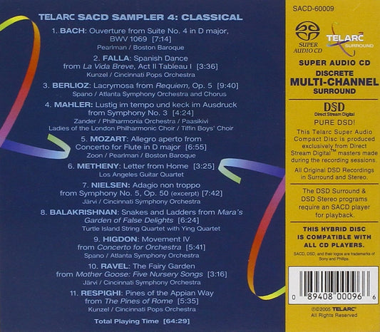 TELARC CLASSICAL SACD SAMPLER 4