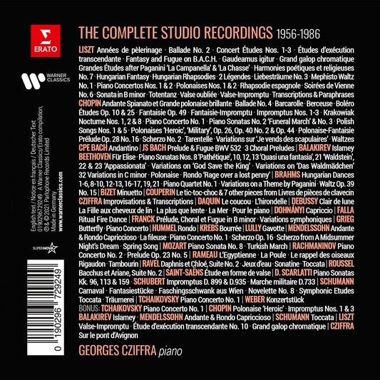 GEORGES CZIFFRA - THE COMPLETE STUDIO RECORDINGS 1956-1986 (41 CDS)
