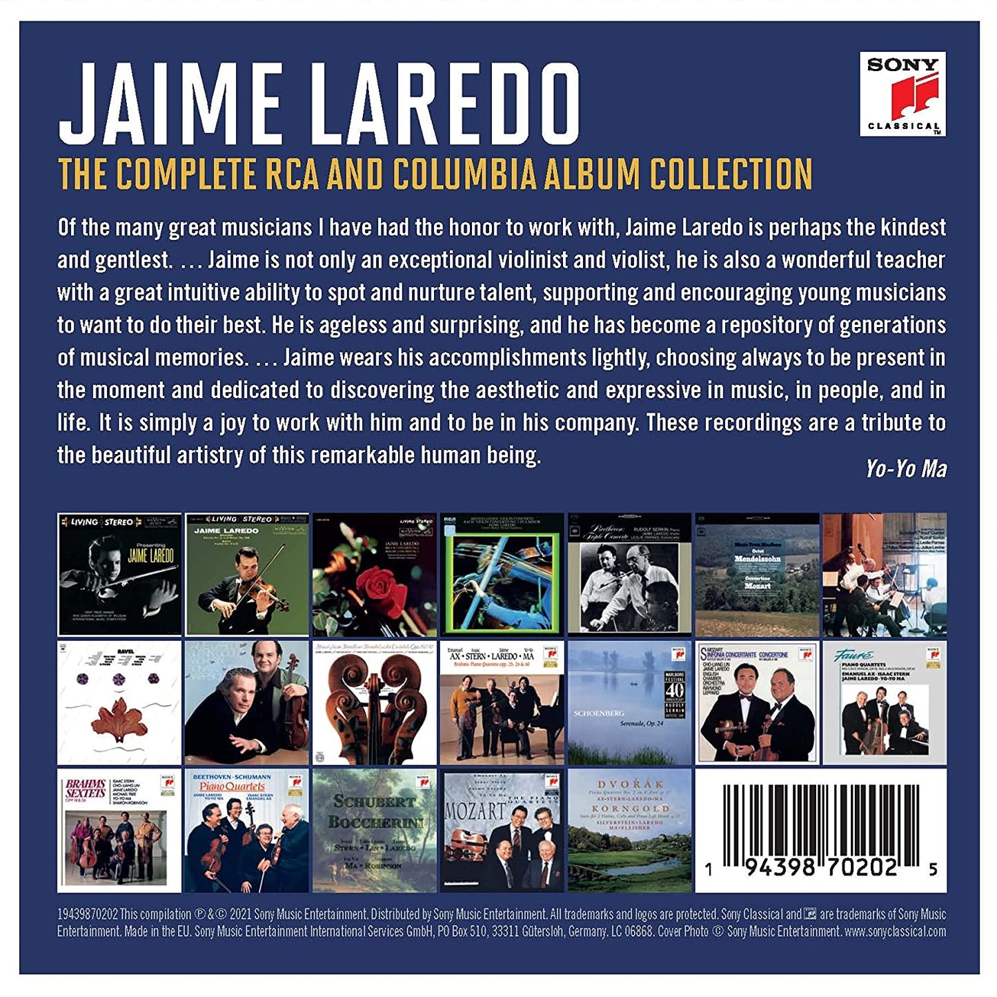 JAIME LAREDO: THE COMPLETE RCA & COLUMBIA ALBUM COLLECTION (23 CDs)