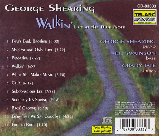 GEORGE SHEARING: WALKIN' (LIVE AT THE BLUE NOTE)