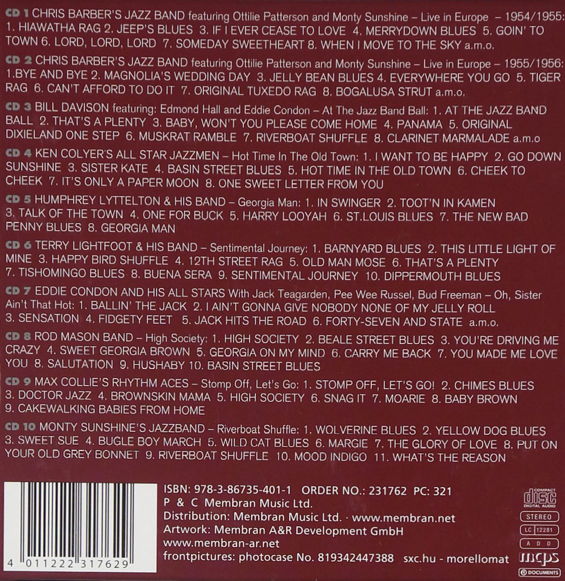 EXISTENTIALISM: REVIVAL JAZZ OF THE 60S (10 CDS)