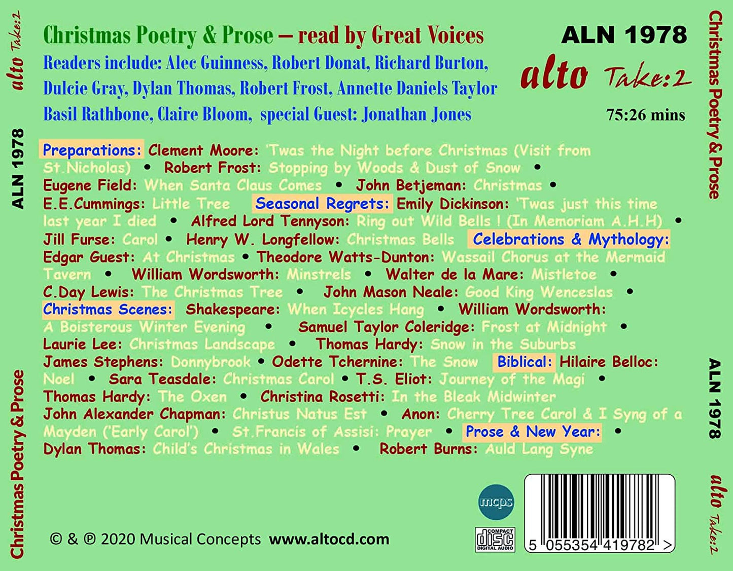 Christmas Poetry & Prose – Read by Great Voices