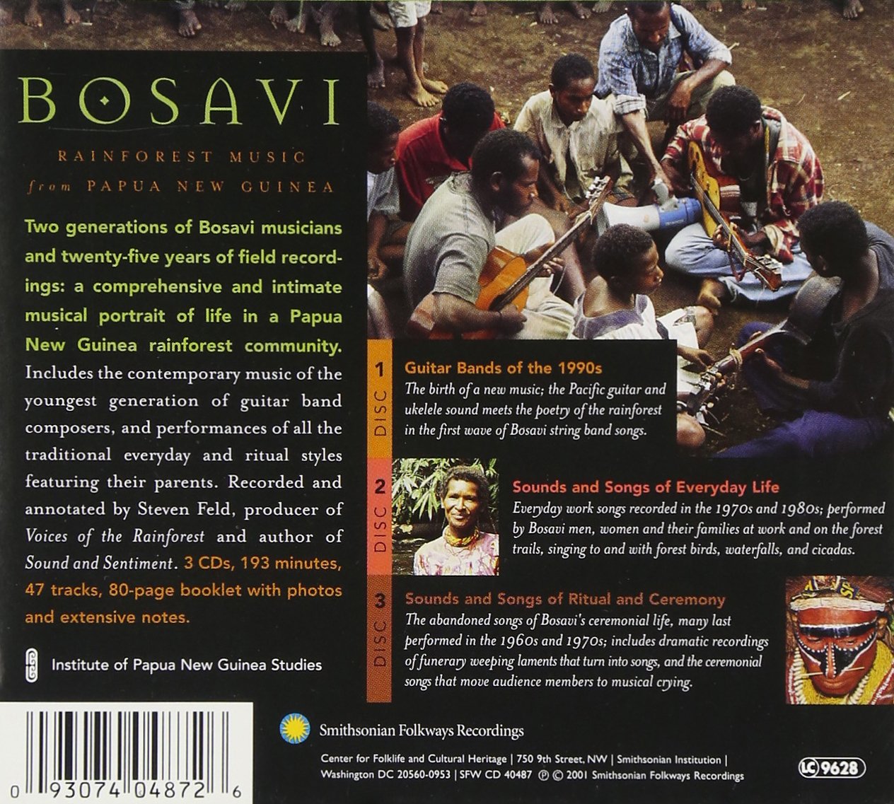 BOSAVI: Rainforest Music From Papua New Guinea (3 CDS)