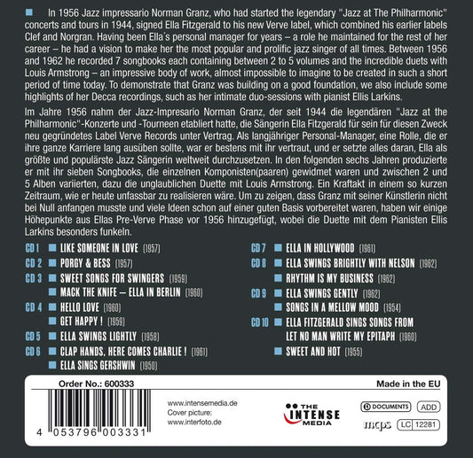 Ella Fitzgerald: Milestones of a Legend (10 CDs)