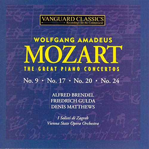 MOZART: GREAT PIANO CONCERTOS - BRENDEL, GULDA, MATTHEWS (2 CDS)