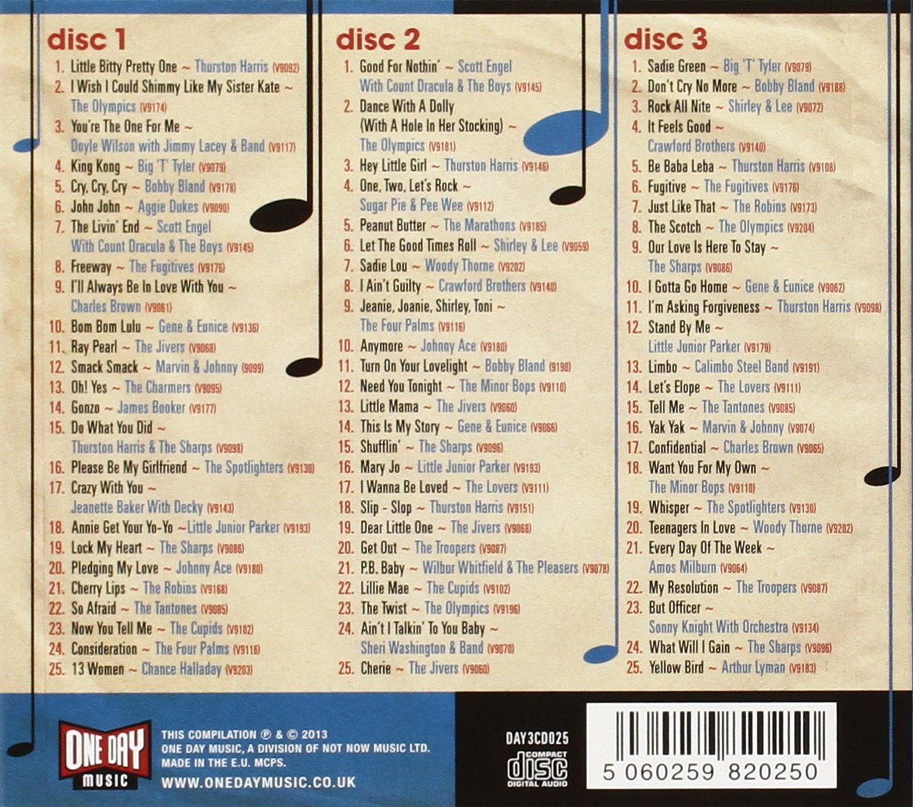 GOOD FOR NOTHIN'- THE VOGUE RECORDS STORY (3 CDS)