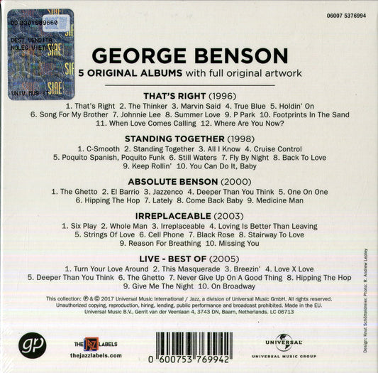 George Benson: 5 Original Albums (5 CDS)