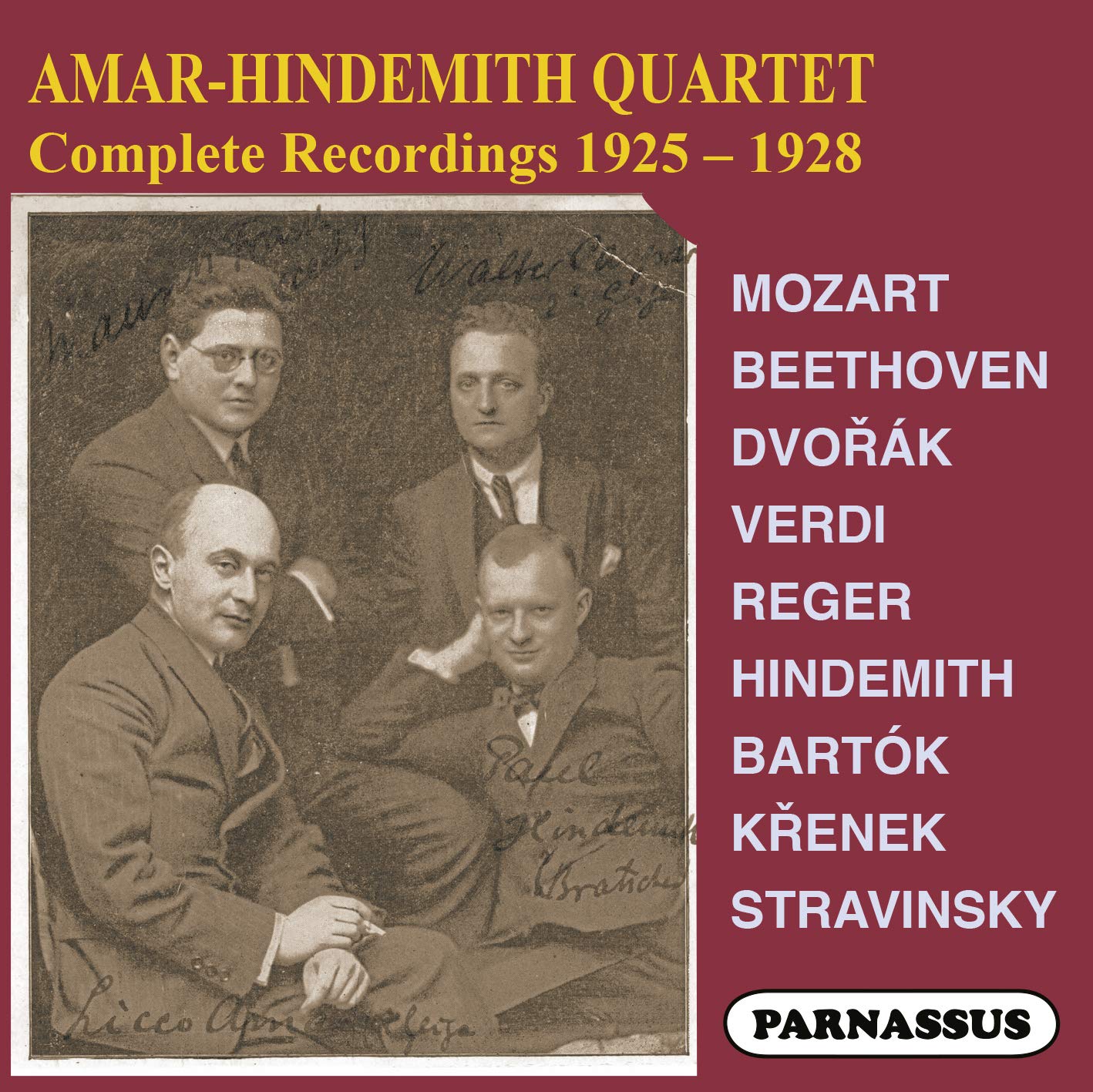 AMAR-HINDEMITH QUARTET: The Complete Recordings 1925-1928 (3 CDs)