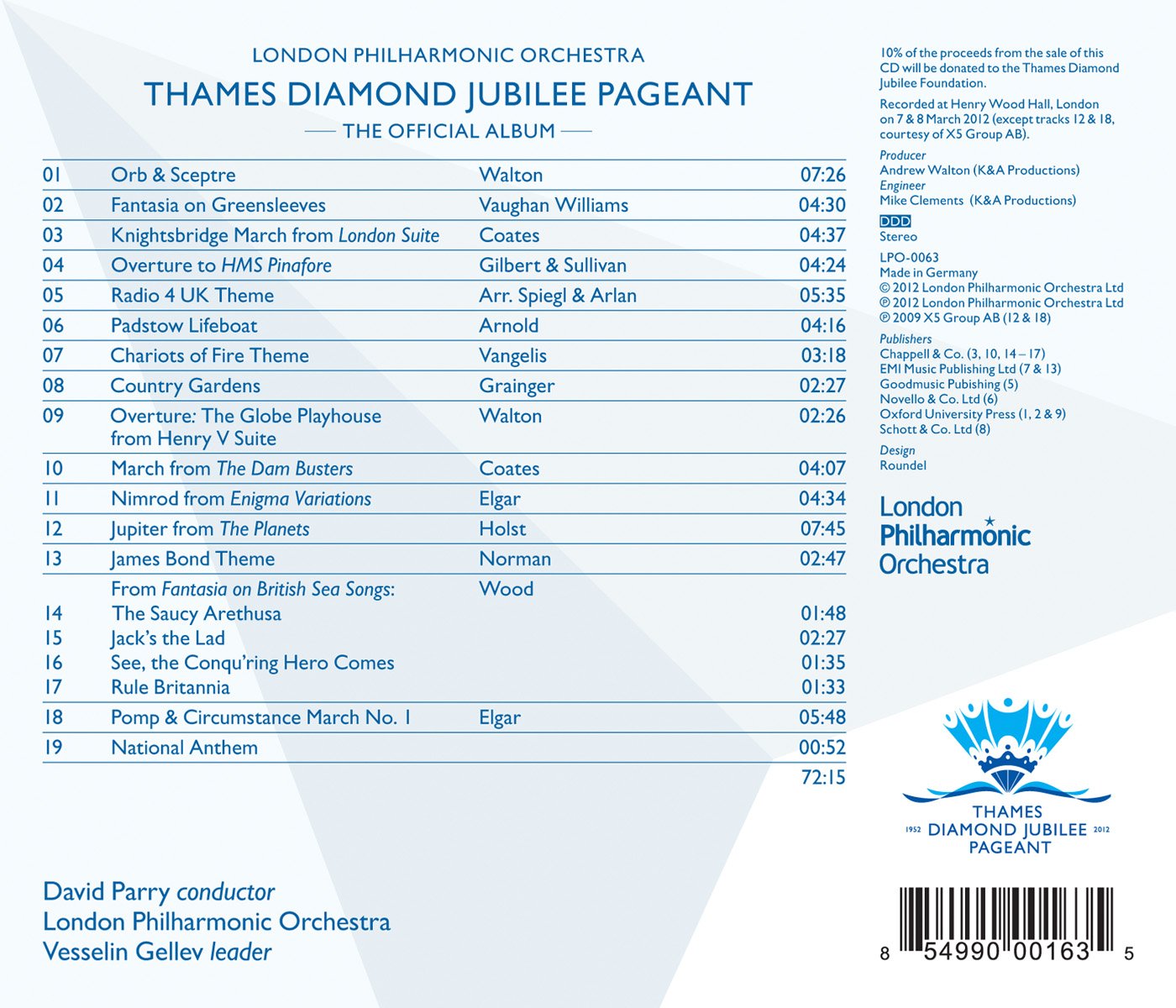 Thames Diamond Jubilee Pageant - London Philharmonic Orchestra