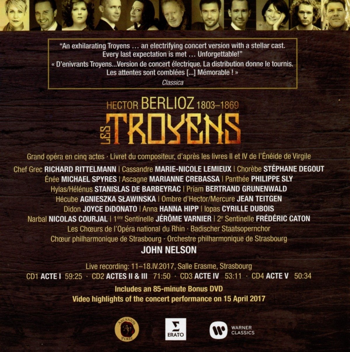BERLIOZ: LES TROYENS - NELSON, DI DONATO (3 CDS)