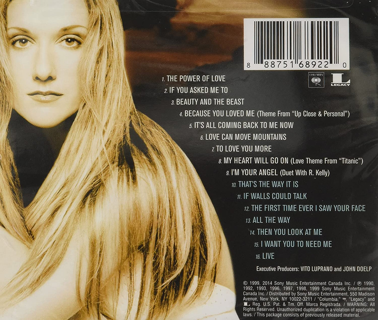 CELINE DION: PLAYLIST - VERY BEST OF CELINE DION