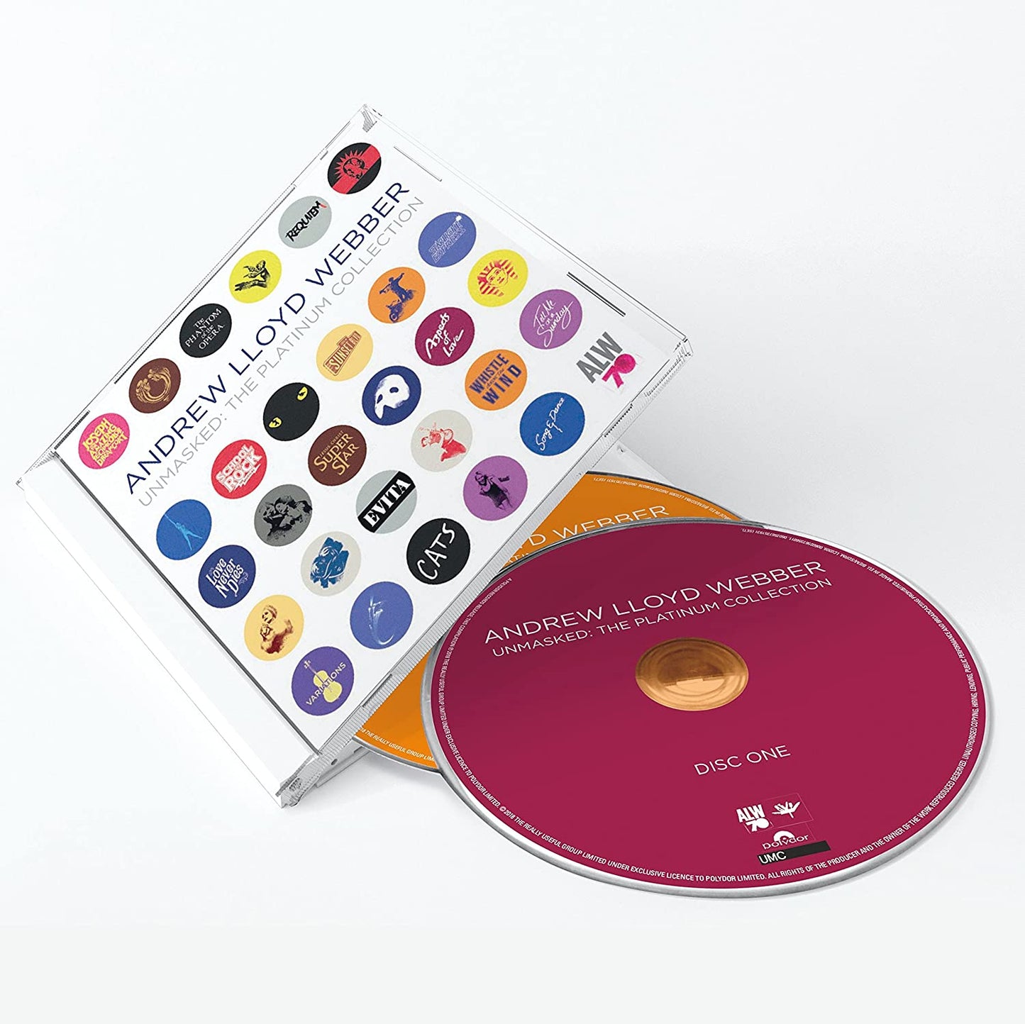 ANDREW LLOYD WEBBER: UNMASKED - THE PLATINUM COLLECTION (2 CDs)