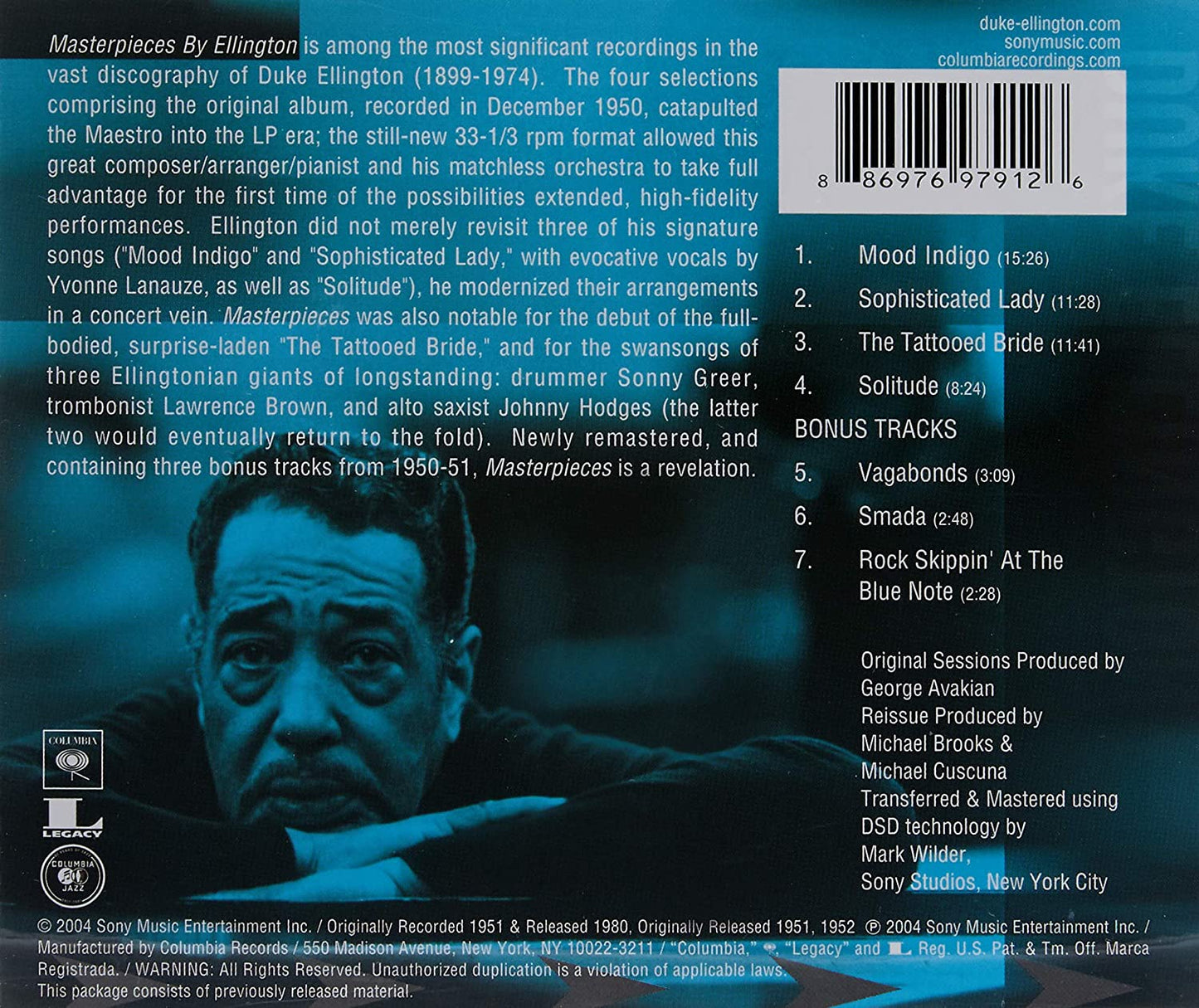 DUKE ELLINGTON: MASTERPIECES BY ELLINGTON