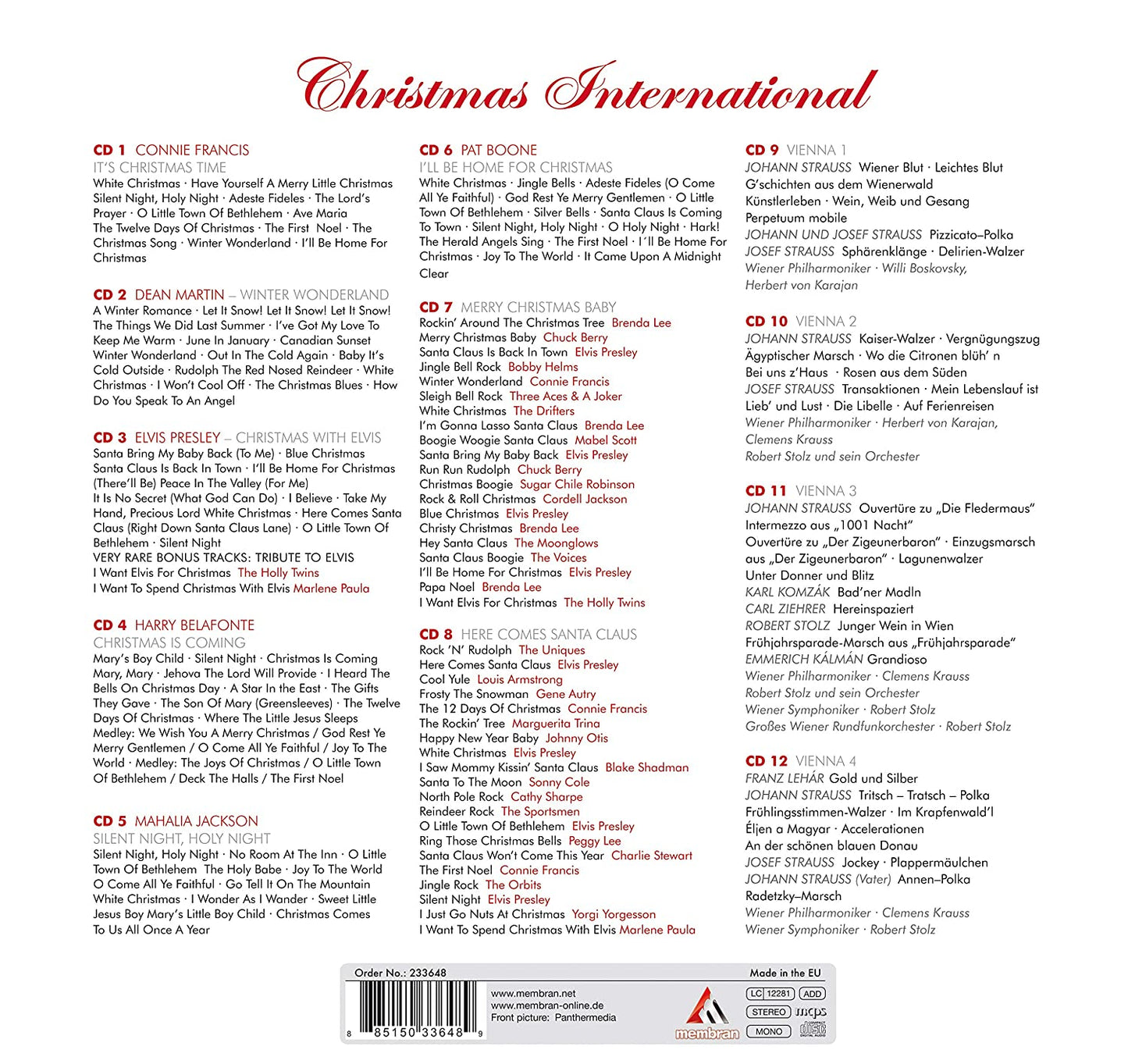Christmas International (12 CDs)