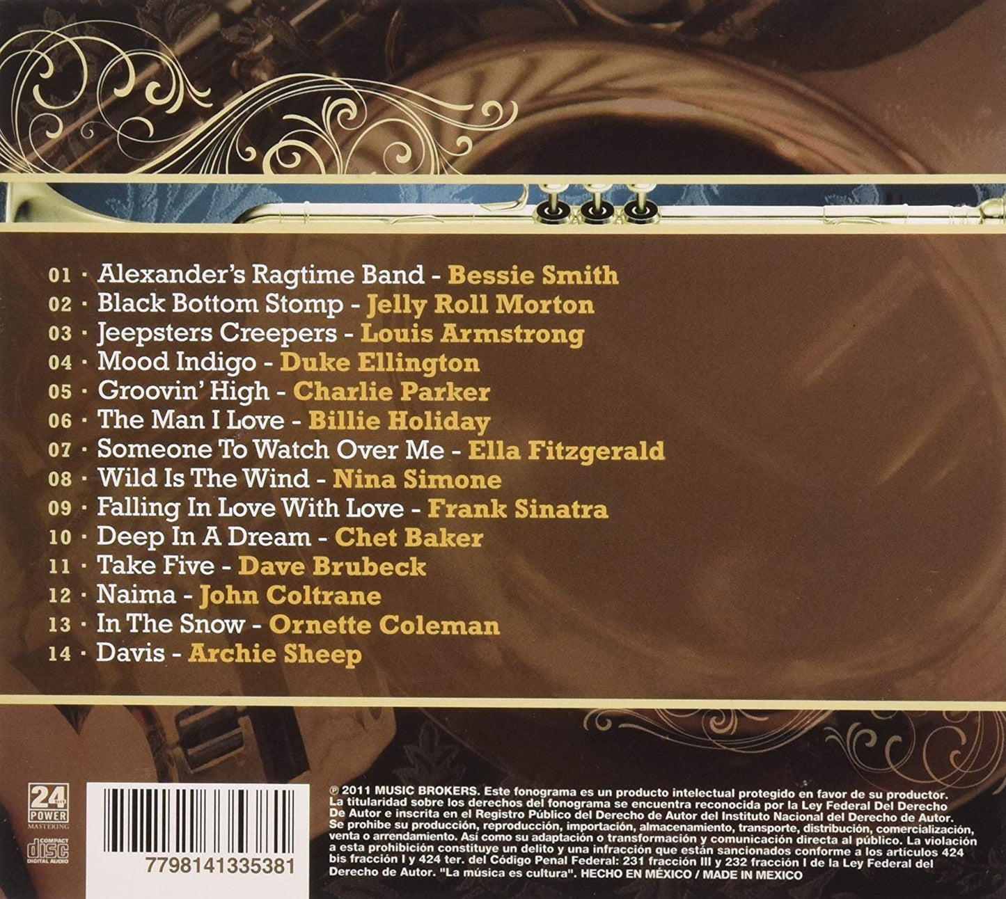 JAZZ GREATS: Louis Armstrong, Duke Ellington, Charlie Parker, John Coltrane