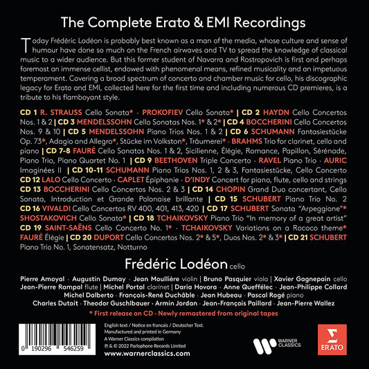 Frédéric Lodéon "Le Flamboyent": The Complete Erato Recordings (21 CDs)