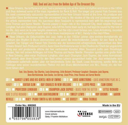 "Do you know what it means to miss New Orleans?": Milestones of Legends - Toussaint, Louis Armstrong, Dr. John, Aaron Neville, Fats Domino, Professor Longhair and More (10 CDs)