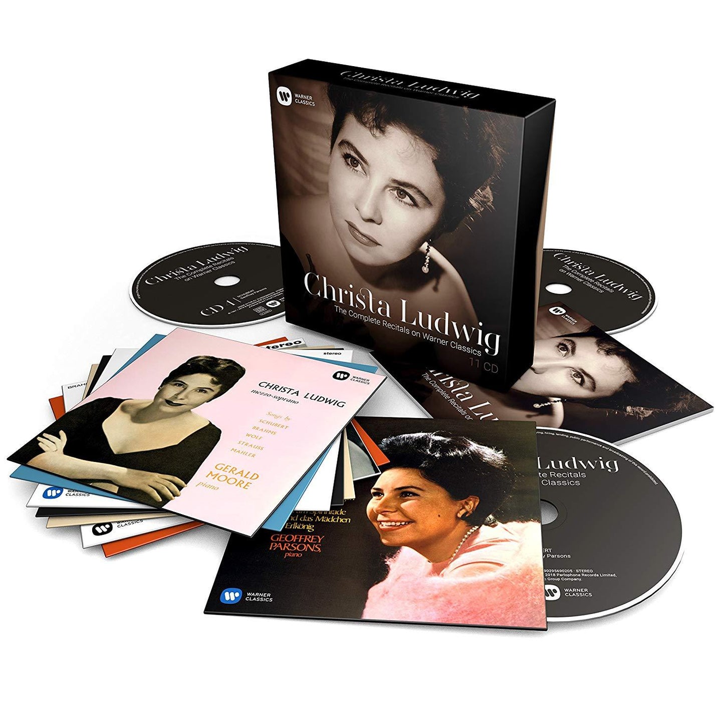 CHRISTA LUDWIG: Complete Recitals On Warner Classics (11 CDS)